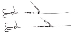 SG Release Rig L 45cm 31kg #1+#2/0 2pcs