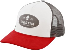 Šilterica Westin W6 Classic Cap One Size Silver Grey/Red