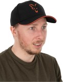 Šiltovka Fox Collection Baseball Cap Black & Orange Šiltovka Fox Collection Baseball Cap Black & Orange