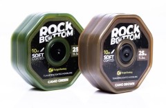 Šnjura RidgeMonkey RM-Tec Rock Bottom Tungsten Coated Soft 25lb 10m Kamuflaža smeđa