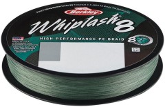 Šnúra Berkley Whiplash x8 Green 0,20mm 27,7kg 300m
