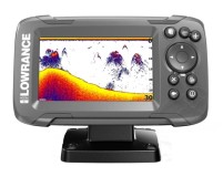 Sonar Lowrance Hook2 4X GPS se Sondou Bullet Skimmer