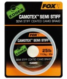 Splétana Šňůra Fox Edges Camotex Semi Stiff Coated Camo Braid 20m 25lb
