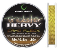 Splétaná Šňůra Gardner Návazcová Trickster Heavy Brown 20m Gramáž-15lb