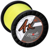 Spletaná Šnúra Mikado Nihonto Fine Braid Fluo Žltá 2100m 0,20mm/16,6kg