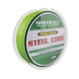 Spletaná Šnúra Mistrall s Oloveným Jadrom Admuson Steel Core 0,16mm/21,5kg