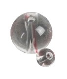 Staklene perlice Pike Fishing Sucks Round Glass Beads 8mm