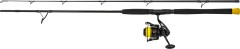 Štap Black Cat Hard Core Combo Spin 2,40m 50-200g + Rola + Šňura