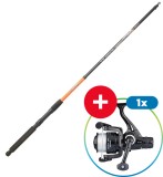 Štap Sert Instinct Melody Telespin 5díl 2,10m 10-30gr + Rola Meka Efi 201 RD