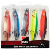 Súprava Plandavek DAM Slim Pack 4 Inc. Box 40gr