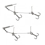 Sustav za Mamac Savage Gear 1x7 Titanium Corkscrew Stinger Veličina 2/0