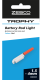 Světlo na Špičku Zebco Trophy Battery Rod Light 1.5mm-4mm Červená Světlo na Špičku Zebco Trophy Battery Rod Light 1.5mm-4mm Červená