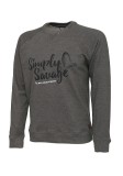 Svetr Savage Gear Simply Savage Sweater Melange Grey Velikost S