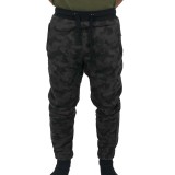 Tepláky Mikbaits Black Camou Jogger Sherpa