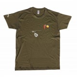 Tričko Carp'R'Us Mouthsnagger Army Velikost S