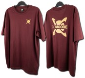 Tričko CCMoore Burgundy T-Shirt Velikost S