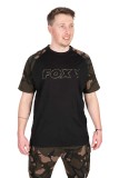 Tričko Fox Black/Camo Outline T-Shirt Veličina XL