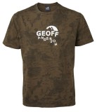 Tričko Geoff Anderson Organic Tee Leaf Biele Logo