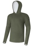 Tričko Giants Fishing Funkční s Dlouhým Rukávem UV50+ Hoodie Dark Green