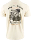 Tričko Grundéns Dark Seas X Portsmith SS T-Shirt Natural Veľkosť XXL