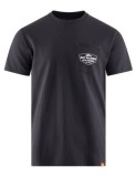 Tričko Grundéns Eat Your Words HD Pocket Tee Black Salmon Graphic Velikost XXXL