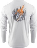 Tričko Grundéns Poppin' South LS Tech Tee Glacier Tričko Grundéns Poppin' South LS Tech Tee Glacier