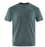 Tričko Grundéns Species Pocket Tee Deep Forest Heather