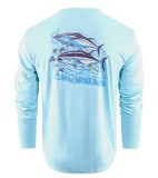 Tričko Grundéns Twin Tuna LS Tech Tee