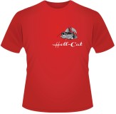 Tričko Hell-Cat Classic Červené