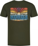 Tričko Korda Dawn Vibes Tee Dark Olive