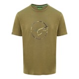 Tričko Korda Distressed Logo Tee Olive