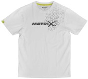 Tričko Matrix Hex Print T-Shirt Bijela Tričko Matrix Hex Print T-Shirt Bijela