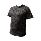 Tričko Mikbaits Black Camou Velikost XL