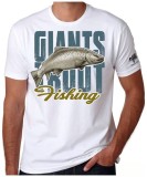 Tričko Pánské Giants Fishing Pstruh Bílé Velikost L
