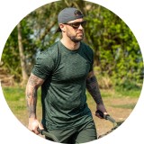 Tričko RidgeMonkey APEarel CoolTech Camo Edicija Majica