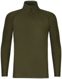 Tričko s Dlhým Rukávom Korda UPF Zip Jersey Dark Olive