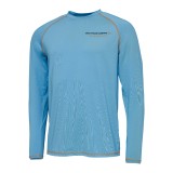 Tričko Savage Gear Aqua UV Long Sleeve Tee Bonnie Blue