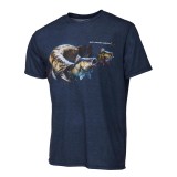 Tričko Savage Gear Cannibal Tee Blue Velikost L