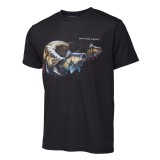 Tričko Savage Gear Cannibal Tee Crna