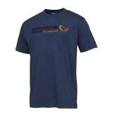 Tričko Savage Gear Signature Logo T-Shirt Blue Velikost XXL