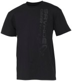 Tričko Savage Gear Vertical Logo Tee Black
