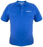 Tričko Shimano Wear Short Sleeve Polo Blue XL