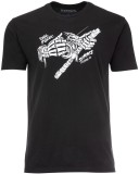 Tričko Simms Grim Reeler T-Shirt Black