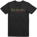 Tričko Simms Logo T-Shirt Black