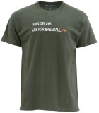 Tričko Simms Rain Delays Hunter Green L