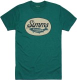 Tričko Simms Trout Wander T-Shirt Dark Teal Heather