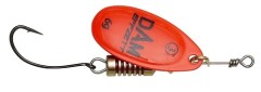 Třpytka DAM Effzett Spinner With Single Hook 4gr Red