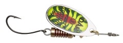 Třpytka DAM Effzett Spinner With Single Hook 6gr Firetiger