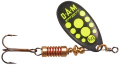 Třpytka DAM Effzett Standard Spinner 10gr Black Yellow