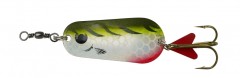 Třpytka DAM Effzett Standard Spoon 5,5cm 22gr Olive/Chartreuse Tiger UV